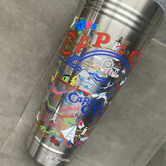 COPY - NEW CAT STUDIO CAPE COD THERMAL STAINLESS STEEL TUMBLER - Picture 3 of 4